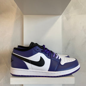 Jordan 1 Low Court Purple White