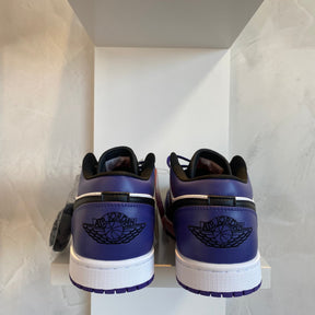 Jordan 1 Low Court Purple White