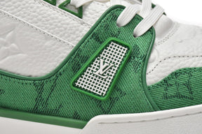 Louis Vuitton Trainer Green Monogram