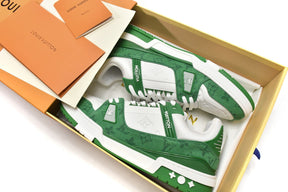 Louis Vuitton Trainer Green Monogram