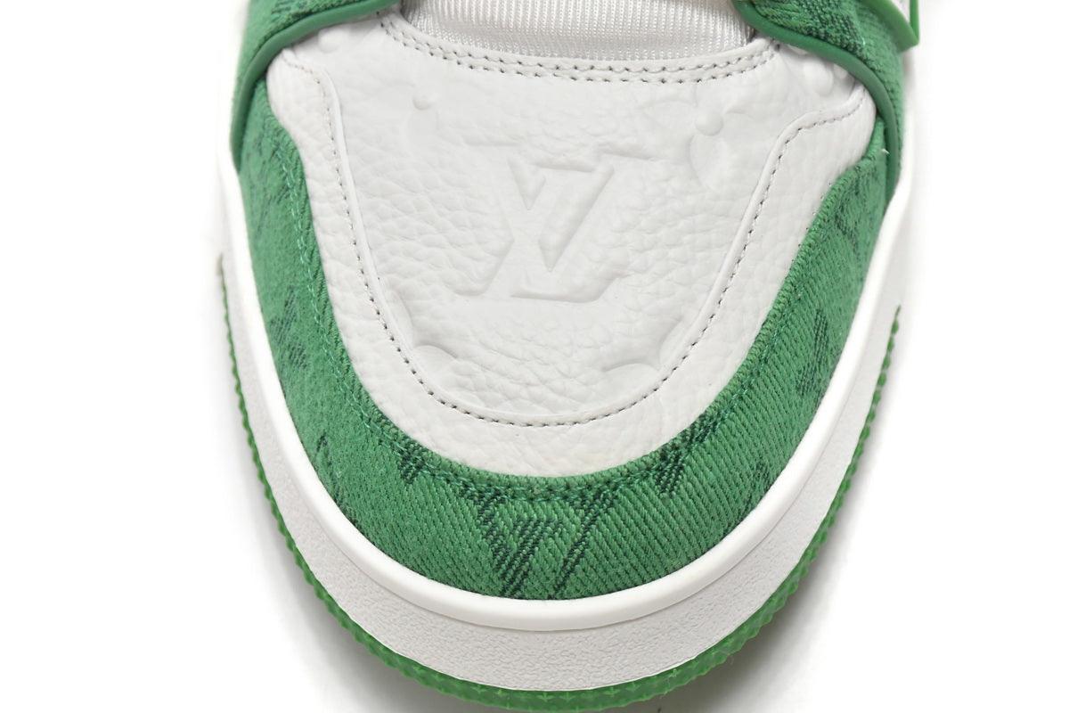 Louis Vuitton Trainer Green Monogram