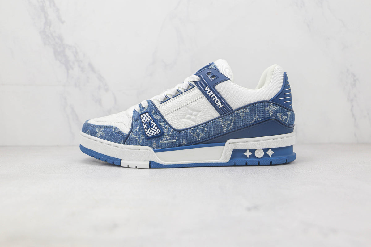 Louis Vuitton LV Trainer Monogram Denim